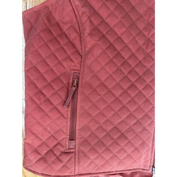 Outback Trading Company Women's Oilskin Quilted Vest Rust Size 2X Waterproof - Picture 3 of 12
